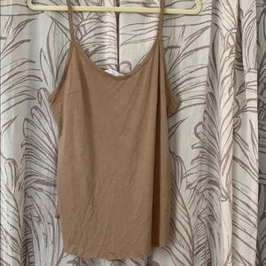 NWOT.   Soft beige cami